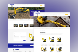 komatsu site screenshot