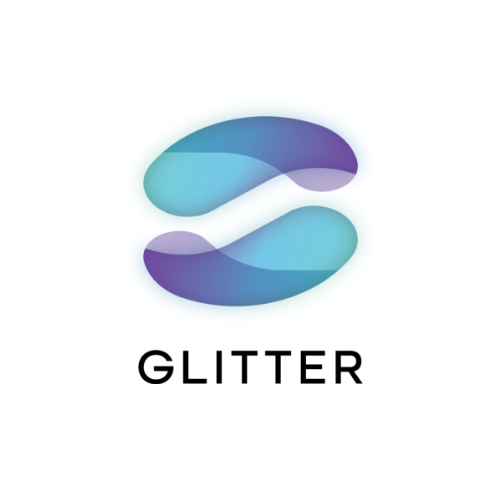 Glitter logo white space Glitter logo white space
